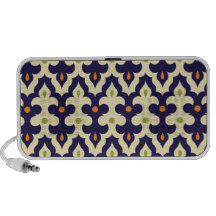 Damask paisley arabesque Moroccan pattern Speakers