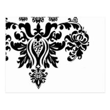 Damask Postcard