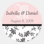Damask Stickers Monograms Gifts Seals