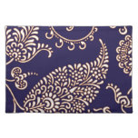 Damask vintage paisley girly floral chic pattern placemat
