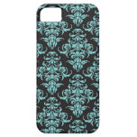 Damask vintage wallpaper tiffany blue pattern iPhone 5 cover
