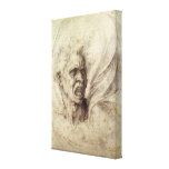 Damned Soul by Michelangelo, Renaissance Art Stretched Canvas Print