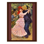 Dance At Bougival By Pierre-Auguste Renoir Post Cards