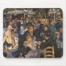 Dance at Le Moulin de la Galette by Renoir Mouse Pad