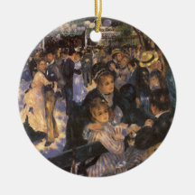 Dance at Le Moulin de la Galette by Renoir Christmas Tree Ornaments