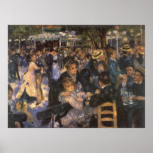 Dance at Le Moulin de la Galette by Renoir Poster