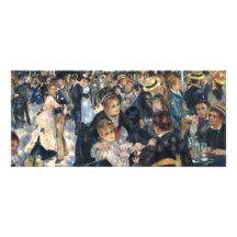 Dance at Le moulin de la Galette, Renoir Custom Rack Card