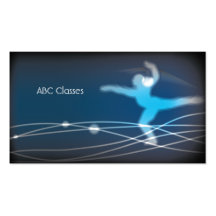 dance classes business card
