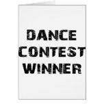 Dance Contest Winner Greeting Card