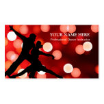 Dance Instructor Business Card Template