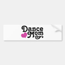 Dance Mum Bumper Stickers