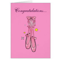 Dance Recital Congratulations! Greeting Card