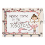 Dance Recital Invitation Greeting Card