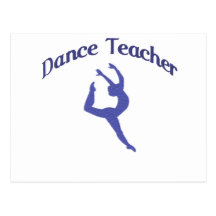 Dance Teacher Jete Postcards
