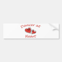 Dancer at Heart Bumper Sticker