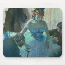 Dancer in her dressing room mousepads