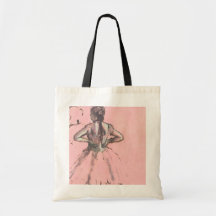 Dancer Viewed from the Back by Edgar Degas Tote Bags