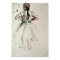 Dancer viewed from the back posters