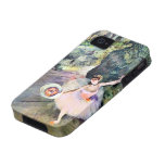 Dancer with a Bouquet of Flowers by Edgar Degas iPhone 4 Case