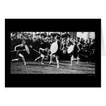 Dancers at the Carnegie Institute Photo Card