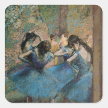Dancers in blue, 1890 sticker