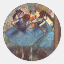 Dancers in Blue Sticker