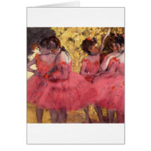 Dancers in Pink Greeting Cards