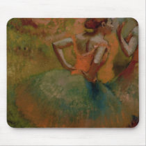 Dancers Wearing Green Skirts, c.1895 mousepads
