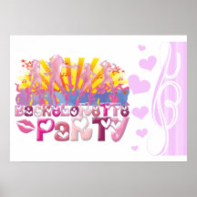 dancing bachelorette party club party retro fun print