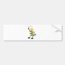 Dancing Bee Bumper Sticker