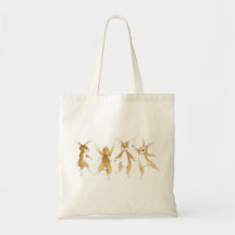 Dancing Bunnies Tote Bag