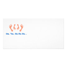 Dancing Cha Cha Feet Photo Greeting Card