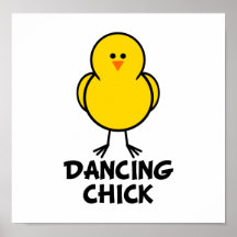 Dancing Chick Print