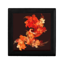 Dancing Firebirds Abstract Art Gift Box