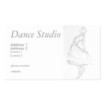 Dancing for joy business cards
