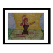Dancing Free postcard