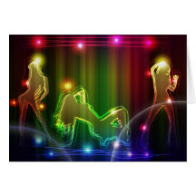 Dancing Girls - Greeting Card