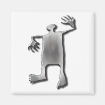 Dancing Man stainless steel Fridge Magnets