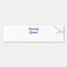 Dancing Queen Bumper Sticker
