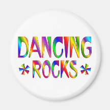 Dancing Rocks Fridge Magnets