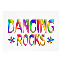 Dancing Rocks Personalized Invite