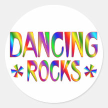 Dancing Rocks Stickers
