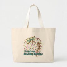Dancing Skeleton Nursing School Survivor Bag