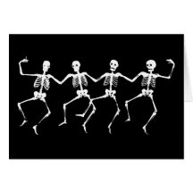 Dancing Skeletons II Card