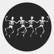 Dancing Skeletons II Stickers