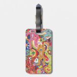 Dancing Skeletons Luggage Tag Day of the Dead
