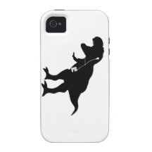 Dancing T-Rex design Vibe iPhone 4 Covers
