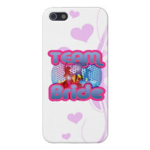 Dancing team bride blue wedding bridal party cover for iPhone 5
