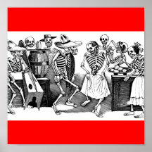 "Dancing the Jarabe in the Other World" Print