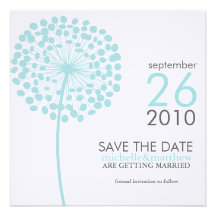 Dandelion Save the Date Announcements